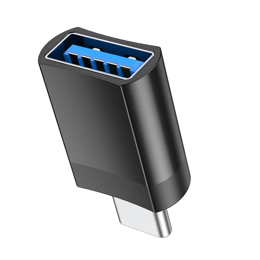 HOCO UA17 USB-C to USB-A OTG Adapter USB-C, Black 