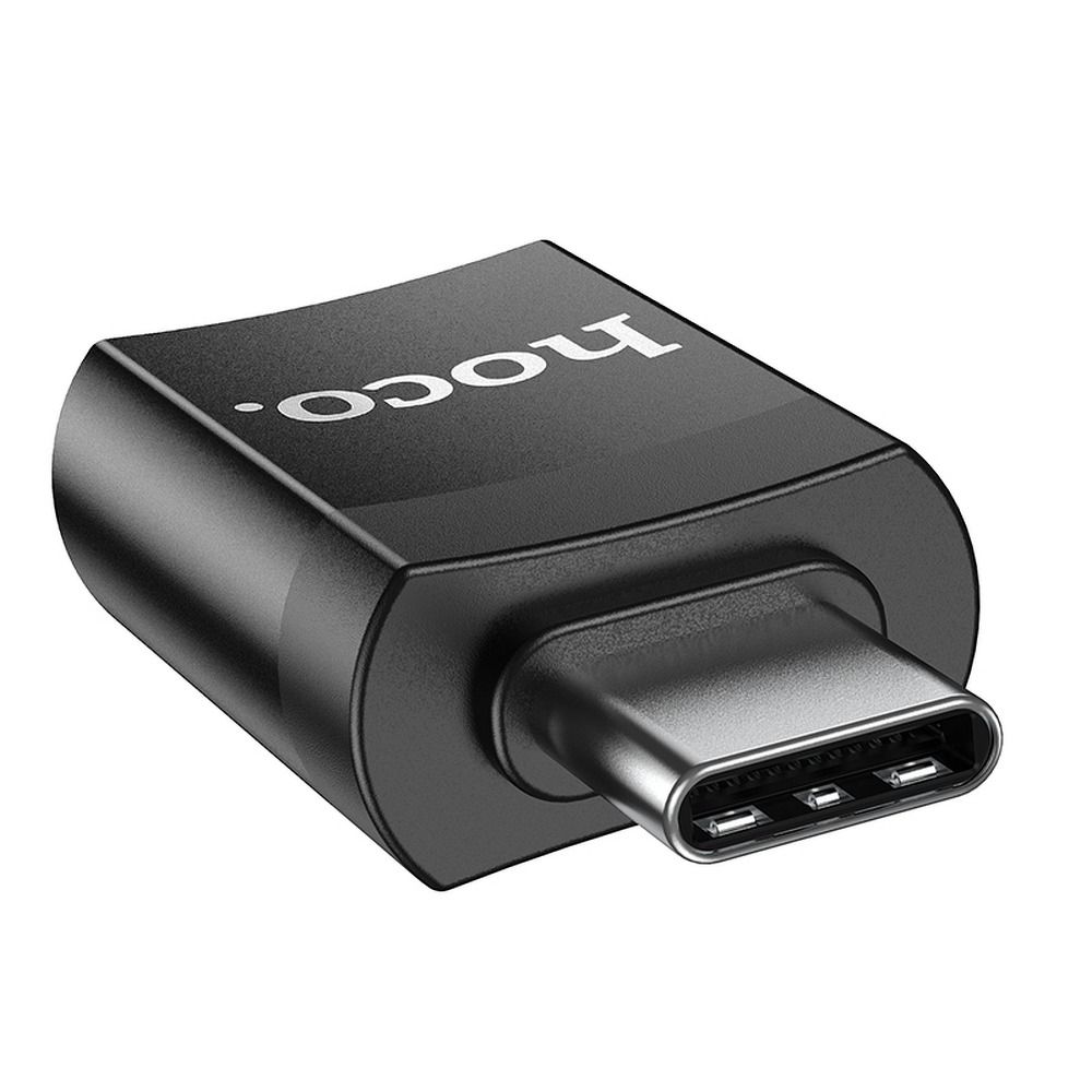 HOCO UA17 USB-C to USB-A OTG Adapter USB-C, Black 
