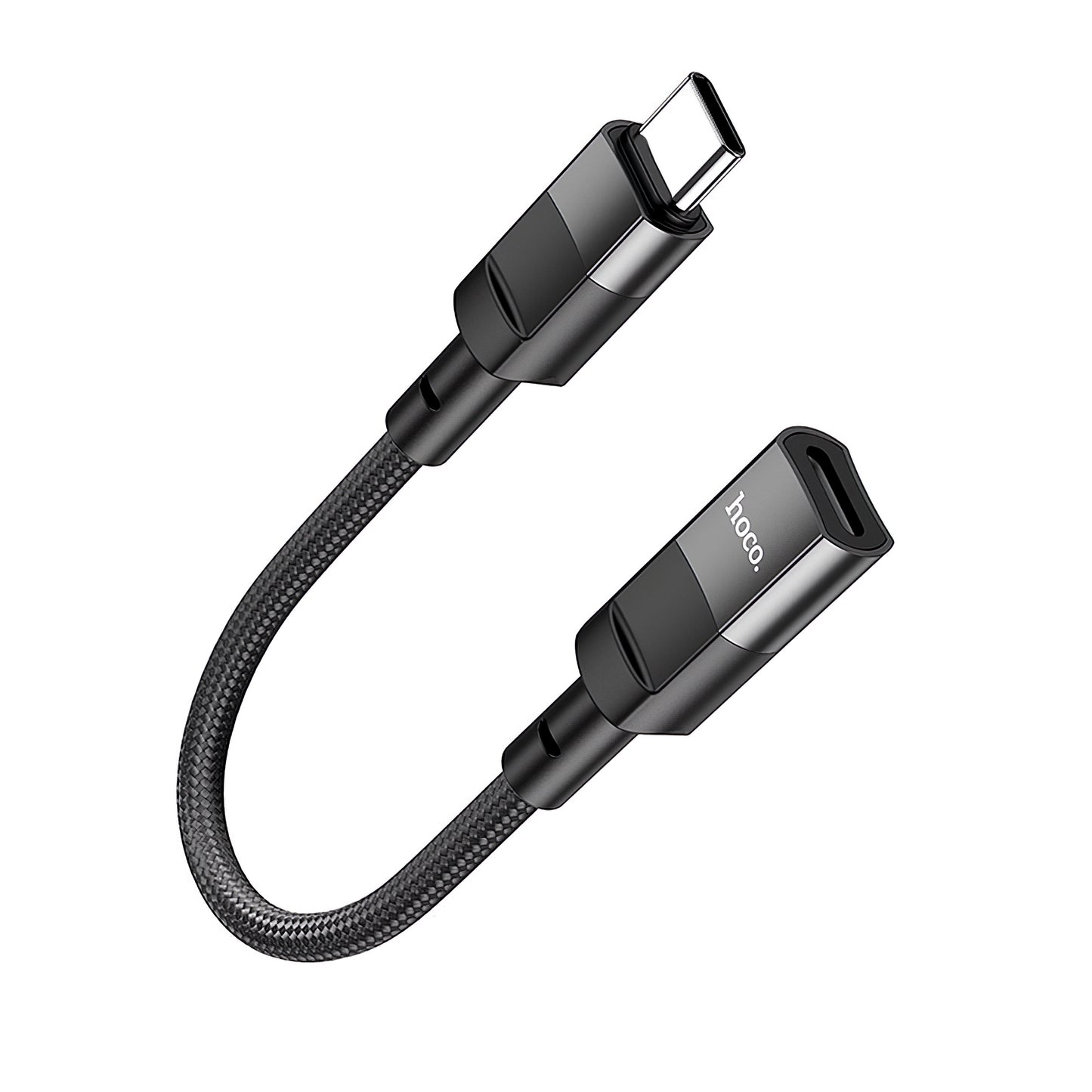 Data and Charging Adapter Lightning - USB-C HOCO U107, 0.1m, Black 