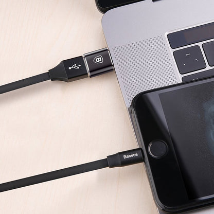 Adapter OTG USB-C to USB-A Baseus, Black CATOTG-01