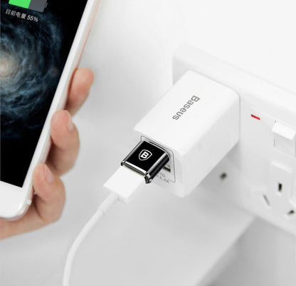 Adapter OTG USB-C to USB-A Baseus, Black CATOTG-01