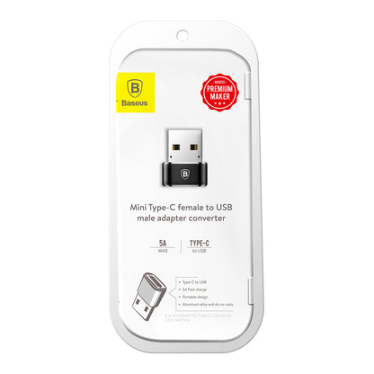 USB-C to USB-A Baseus USB-C to USB-A Charging and Data Adapter, Black CAAOTG-01 CAAOTG-01