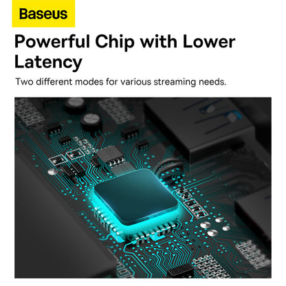 Baseus Lite Network Card, USB-C - RJ45, Black WKQXX000301 
