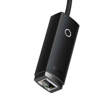 Baseus Lite Network Card, USB-C - RJ45, Black WKQXX000301 