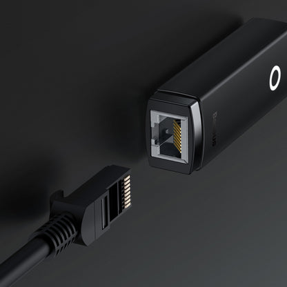 Baseus Lite Network Card, USB-C - RJ45, Black WKQXX000301 