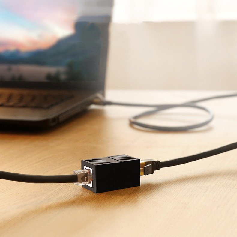 UGREEN NW114 Network Adapter, RJ45 - RJ45, Black