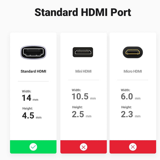 UGREEN HD159 Video Adapter (90592), HDMI - HDMI, 8K, Gray