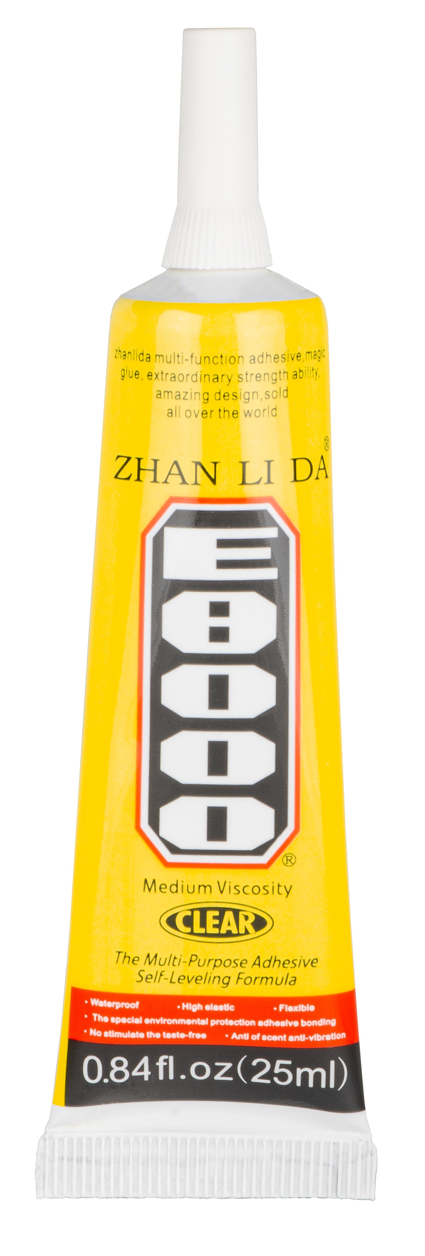 Zhanlida E-8000 Liquid Adhesive, 25ml, Transparent