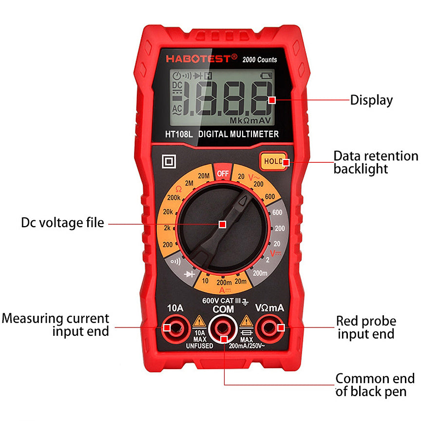 Habotest HT108L Digital Habotest Meter 