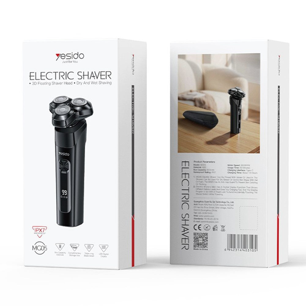 Yesido MG05 Shaver, Black
