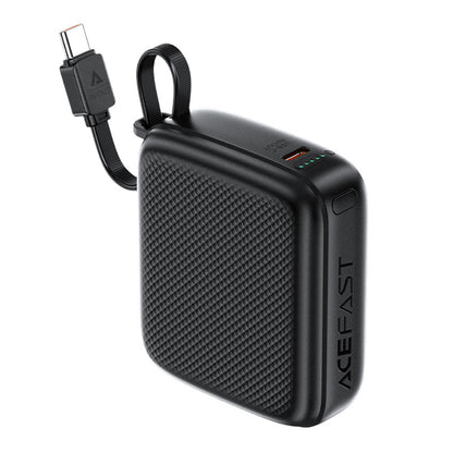 Acefast M15 External Battery, 10000mAh, 20W, PD, 2 x USB-C, Black