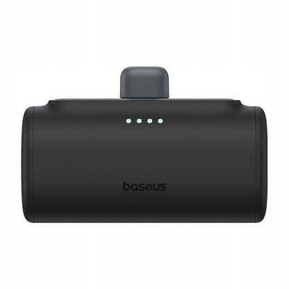 Baseus Compact External Battery, 5000mAh, 20W, PD, 1 x Lightning - 1 x USB-C, Black P10068307113-00