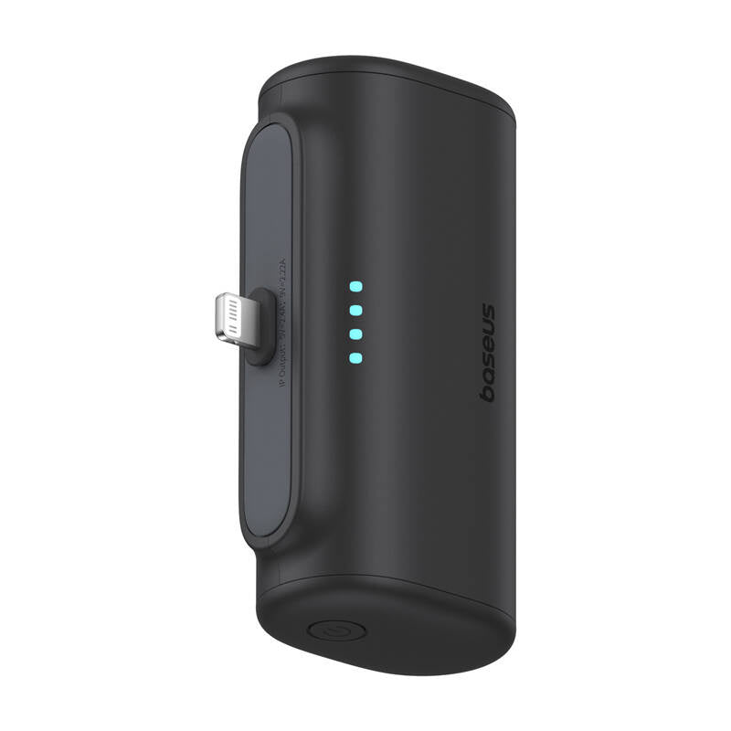 Baseus Compact External Battery, 5000mAh, 20W, PD, 1 x Lightning - 1 x USB-C, Black P10068307113-00