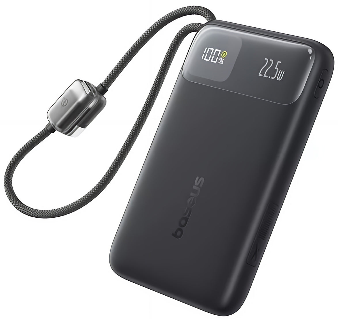 Baseus EnerFill FC11 External Battery, 10000mAh, 22.5W, QC + PD, 1 x Lightning - 1 x USB-A - 2 x USB-C, Black E0027R04