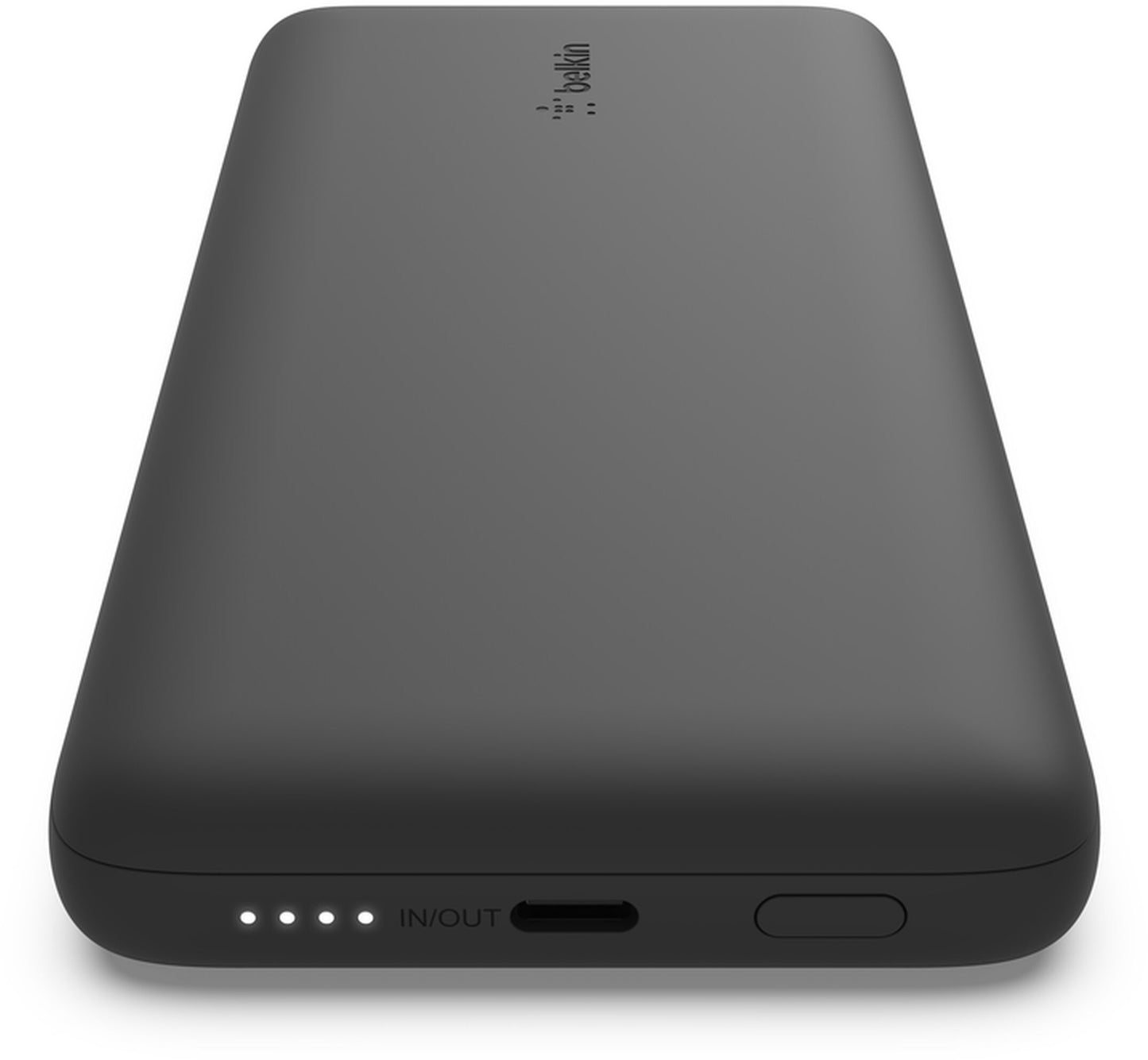Belkin BoostCharge Plus External Battery, 10000mAh, 23W, QC + PD, 1 x Lightning - 2 x USB-C, Black BPB006btBLK