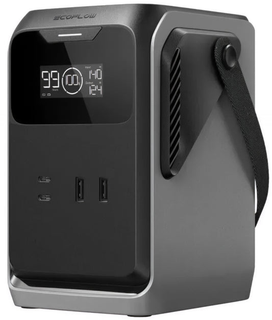 EcoFlow Trail 200 External Battery, 60000mAh, 220W, PD, 2 x USB-A - 2 x USB-C, Black EF-TRAIL200-N