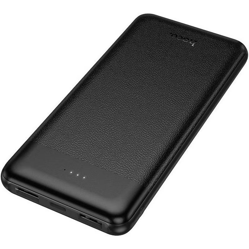 HOCO J153 Stability External Battery, 10000mAh, 10W, 2 x USB-A, Black