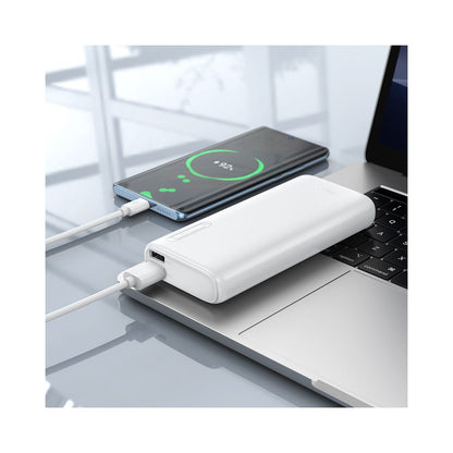 HOCO J158A External Battery, 10000mAh, 10W, 2 x USB-A, White