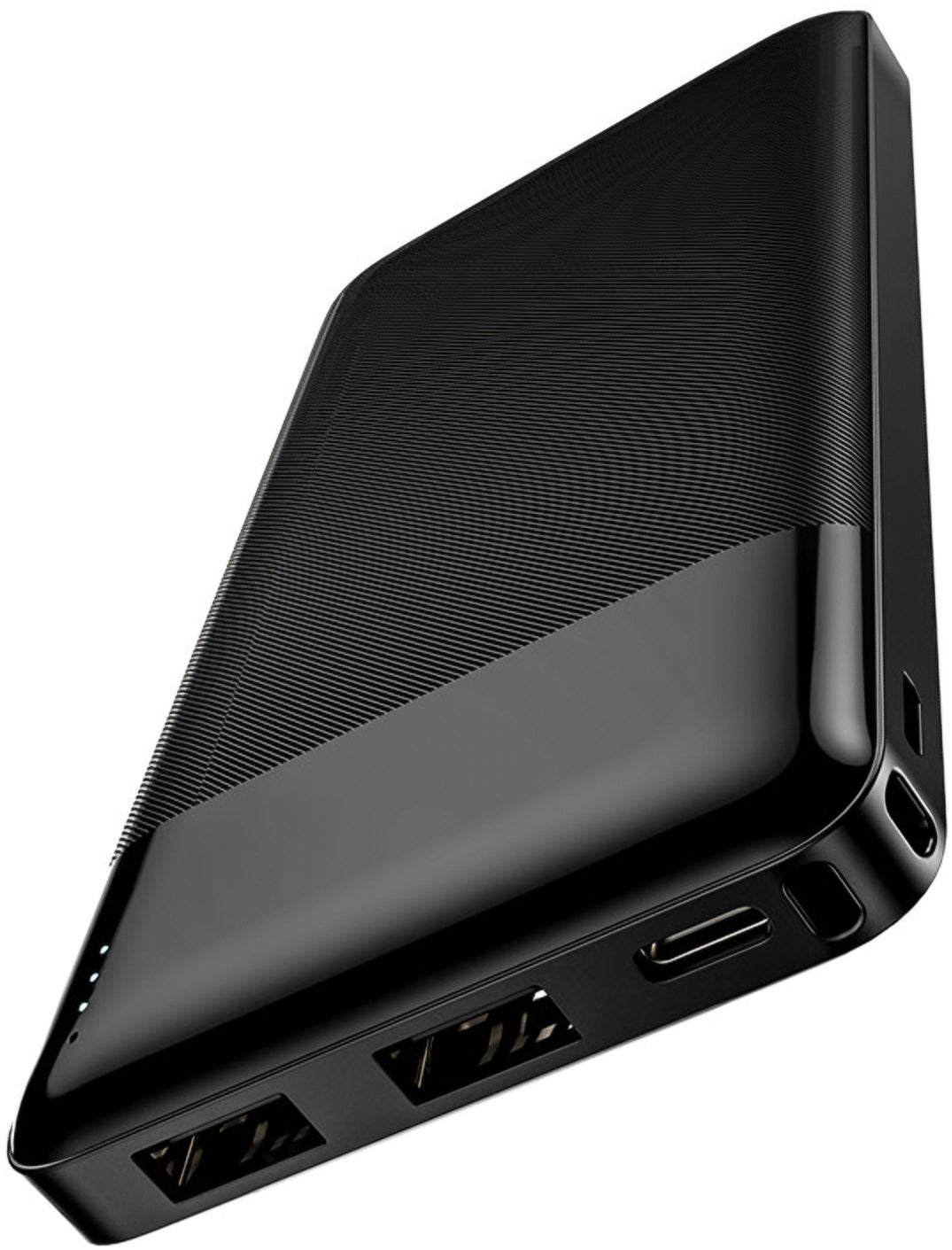 HOCO J72 External Battery, 10000mAh, 10W, 2 x USB-A, Black
