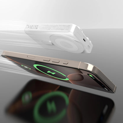 Dudao K29 Wireless External Battery, 10000mAh, 20W, PD + FQI, 1 x Lightning - 1 x QI - 1 x USB-C, Gray