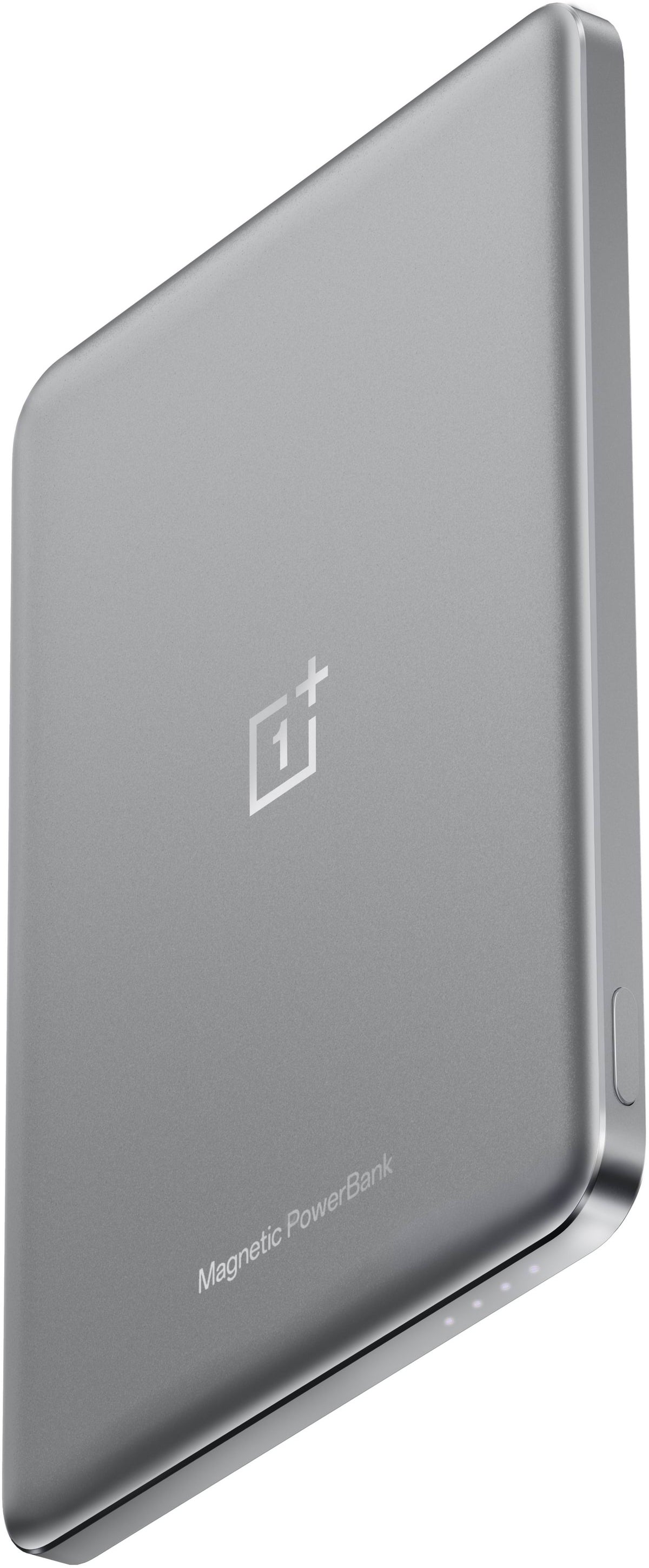 OnePlus Slim Magnetic Wireless External Battery, 5000mAh, 10W, FQI, 1 x USB-C, Gray