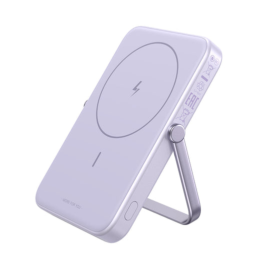 UGREEN PB571 Uno Wireless External Battery, 5000mAh, 20W, PD + FQI, 1 x QI - 1 x USB-C, Purple
