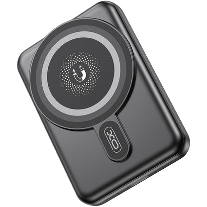 XO Design PR264 Wireless External Battery, 10000mAh, 20W, PD + FQI, 1 x USB-C, Black