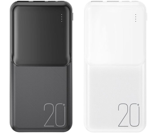 XO Design PR252 External Battery, 20000mAh, 10W, 2 x USB-A, White