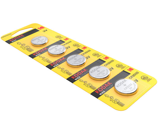 Kodak Max Battery, CR2032, Set of 5 pieces