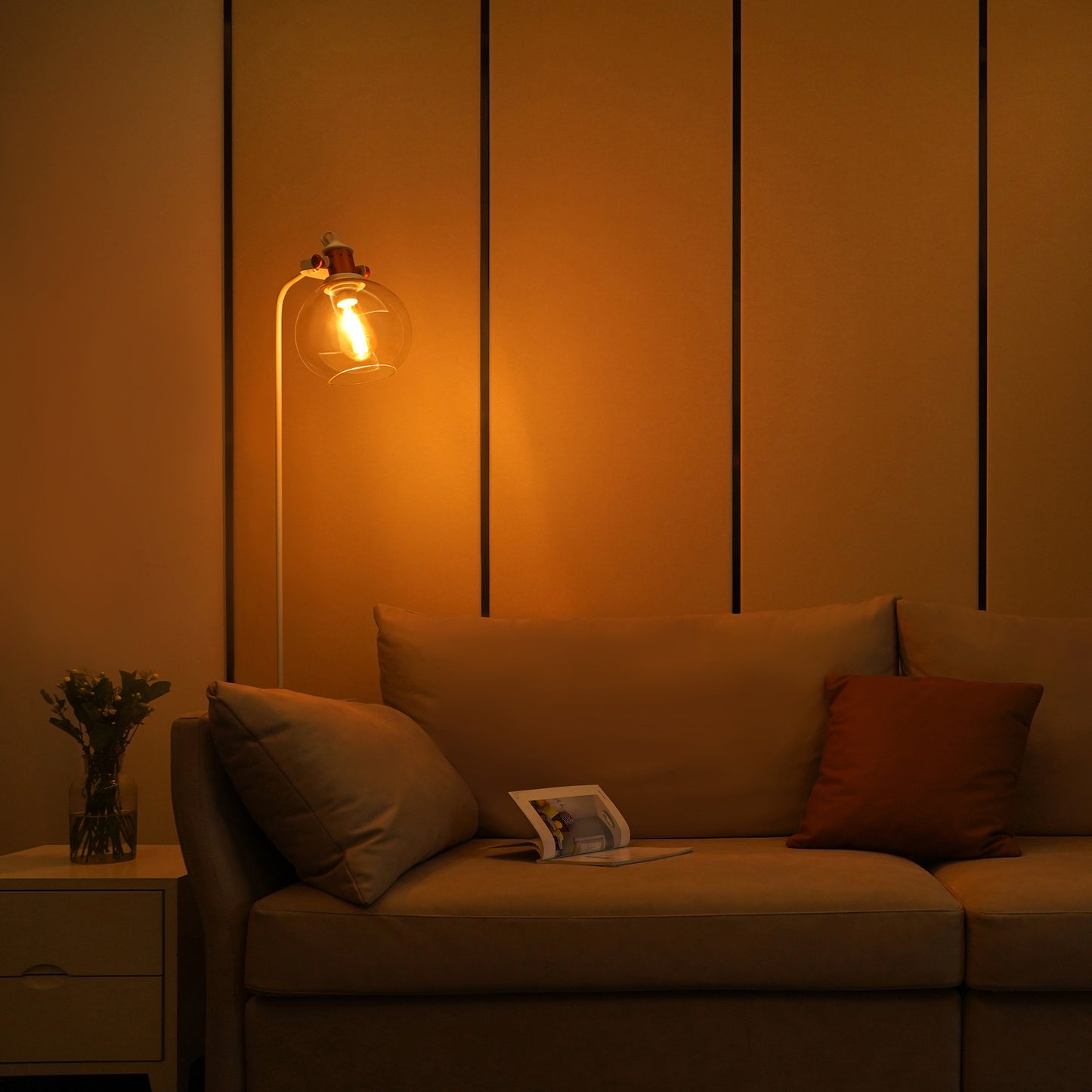Yeelight ST64 Filament Bulb, Wi-Fi, E27, 6W, 2000K, 500lm YLDP23YL