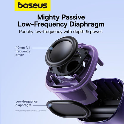 Portable Bluetooth Speaker Baseus AeQur V2, Purple