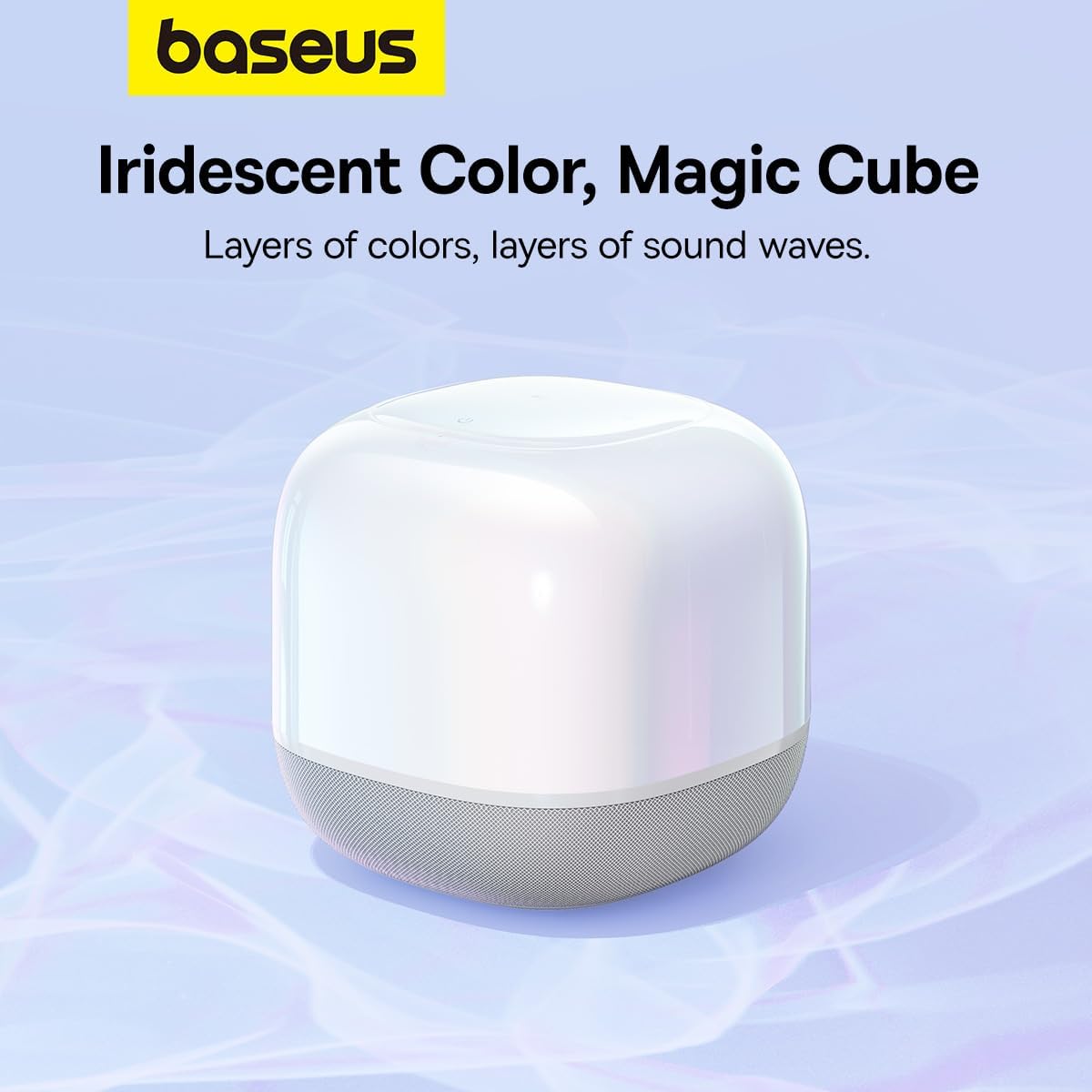 Portable Bluetooth Speaker Baseus AeQur V2, White 