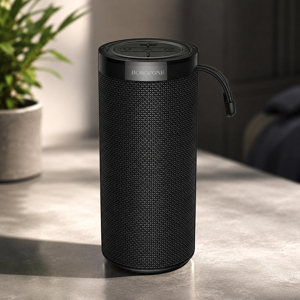 Borofone BR105 Loud Portable Bluetooth Speaker, 10W, TWS, RGB, Navy Blue