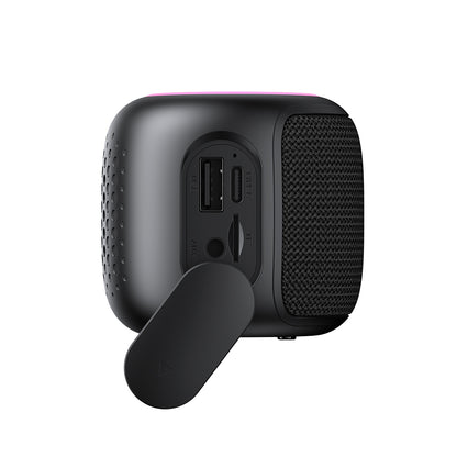 HAVIT SK809BT Portable Bluetooth Speaker, 7W, RGB, Waterproof, Black