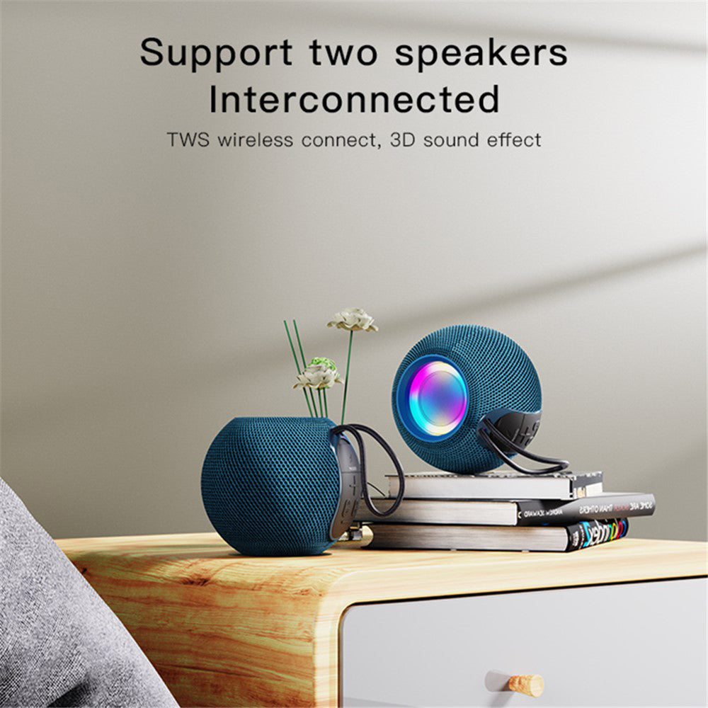 Yesido YSW13 Portable Bluetooth Speaker, 5W, RGB, Blue