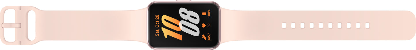 Samsung Galaxy Fit3 Fitness Wristband, Gold Pink SM-R390NIDAEUE 