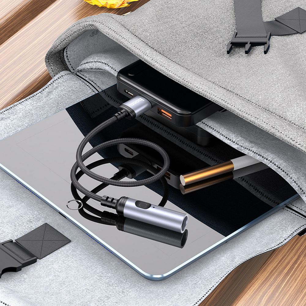 Car Lighter HOCO UA30, USB-A, 30cm