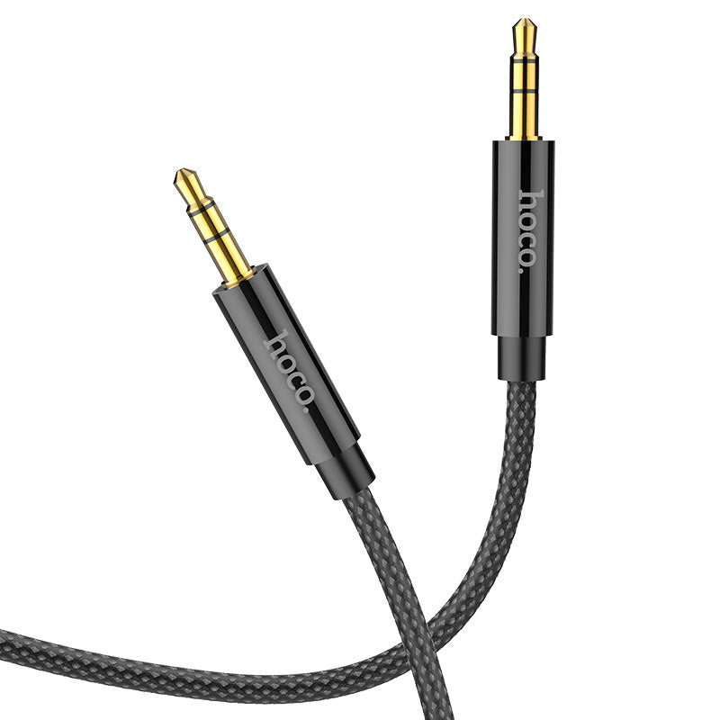 Audio Cable 3.5mm - 3.5mm HOCO UPA19, 1m, Black