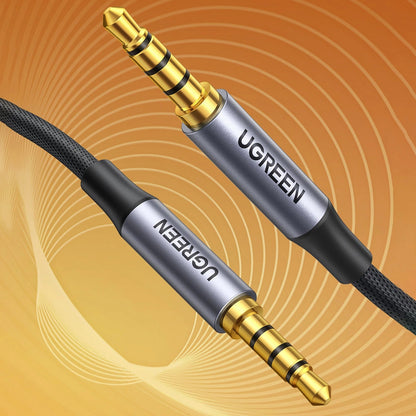 Audio Cable 3.5mm - 3.5mm UGREEN AV183, 2m, Black 