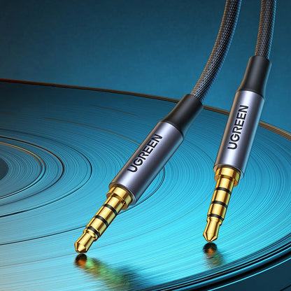 Audio Cable 3.5mm - 3.5mm UGREEN AV183, 2m, Black 