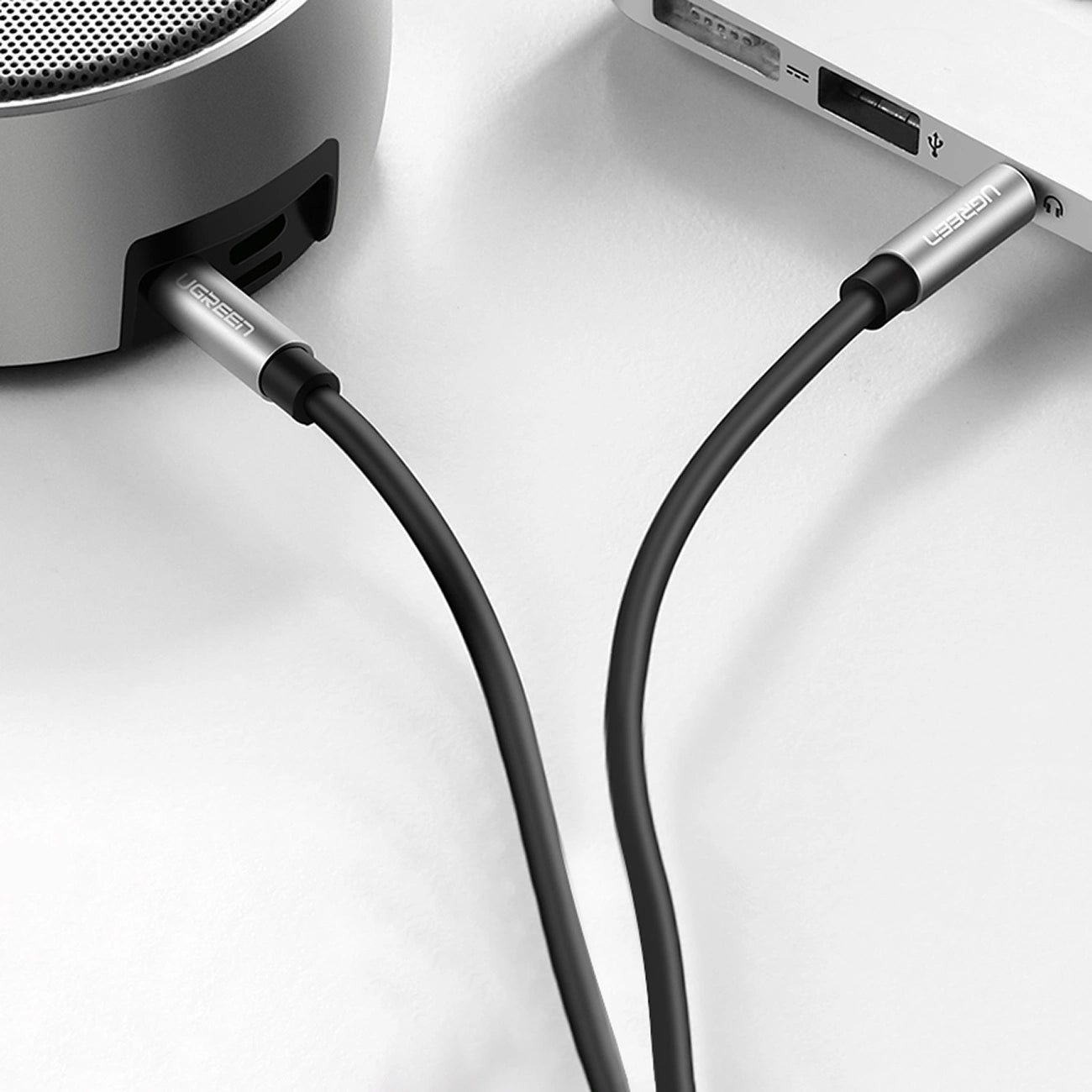 Audio Cable 3.5mm - 3.5mm UGREEN AV119, 5m, Black 