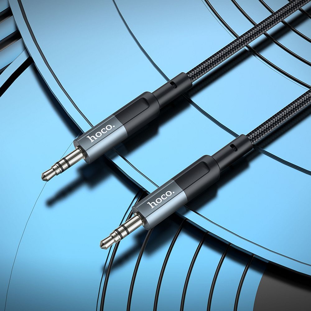 Audio Cable 3.5mm - 3.5mm HOCO UPA22, 1m, Black