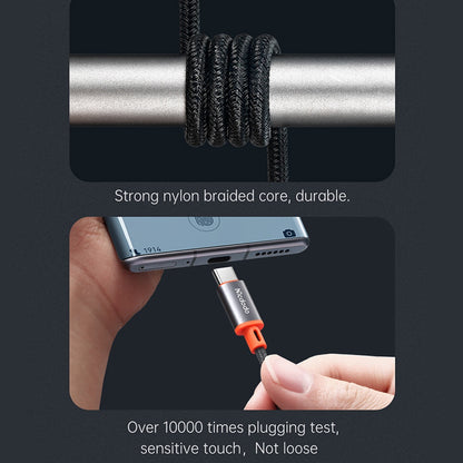 USB-C to 3.5mm McDodo CA-0820 Castle Audio Cable, 1.2m, Black