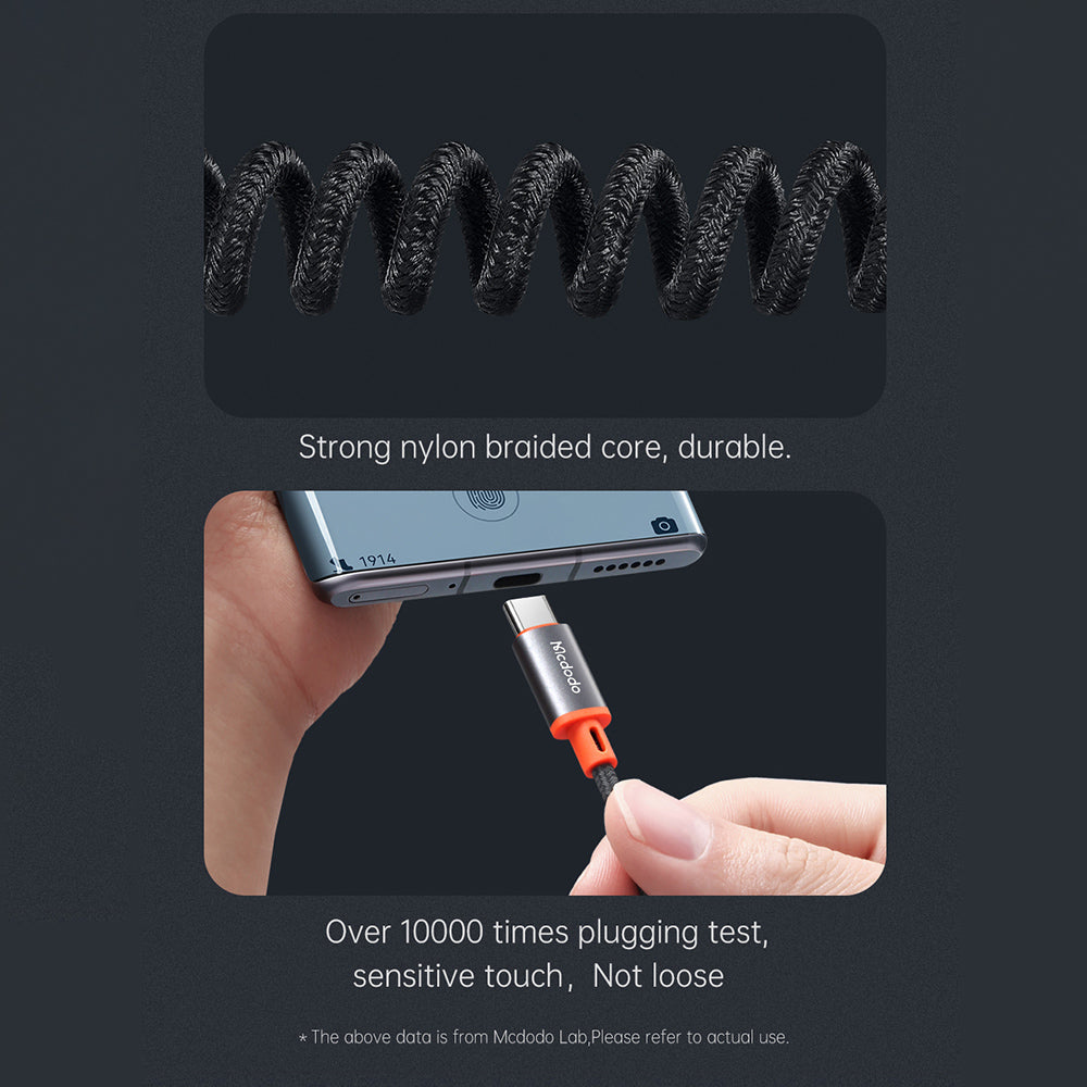 USB-C to 3.5mm McDodo CA-0900 Audio Cable, 1.8m, Black