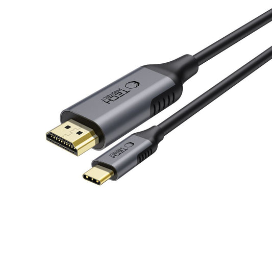 USB-C to HDMI Tech-Protect Ultraboost Audio and Video Cable, 1.8m, Black