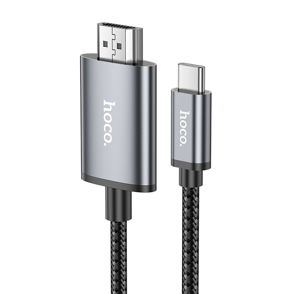 USB-C to HDMI Audio and Video Cable HOCO UA27, 2m, Grey