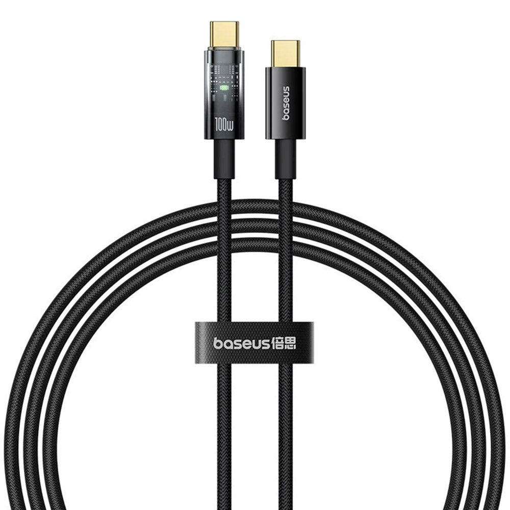 USB-C Data and Charging Cable - USB-C Baseus Explorer, 100W, 1m, Black P10319703111-00