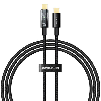 USB-C Data and Charging Cable - USB-C Baseus Explorer, 100W, 1m, Black P10319703111-00