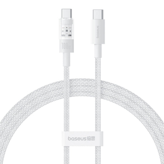 USB-C Data and Charging Cable - USB-C Baseus Gem, 100W, 2m, White P10373000211-01