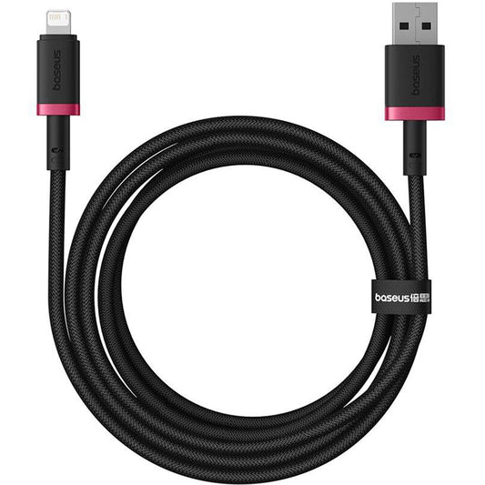 USB-A to Lightning Data and Charging Cable Baseus Dura Series, 18W, 2m, Red P10377801U01-03
